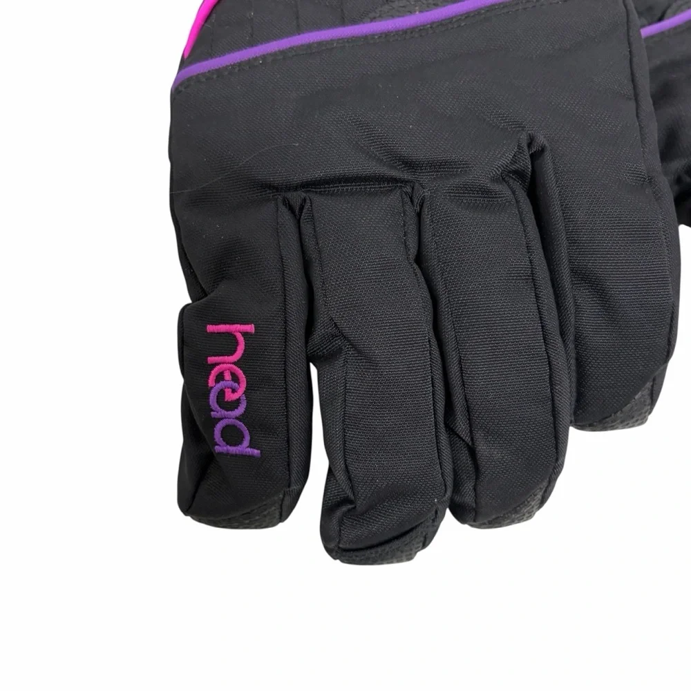 Head Black Pink Purple Ski Snow Gloves - Brand New - Women’s Large
